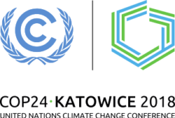 Logo der UN Klimakonferenz 2018 in Kattowice