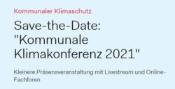 Kommunale Klimakonferenz im November 2021