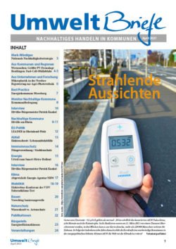 Cover der UmweltBriefe im April