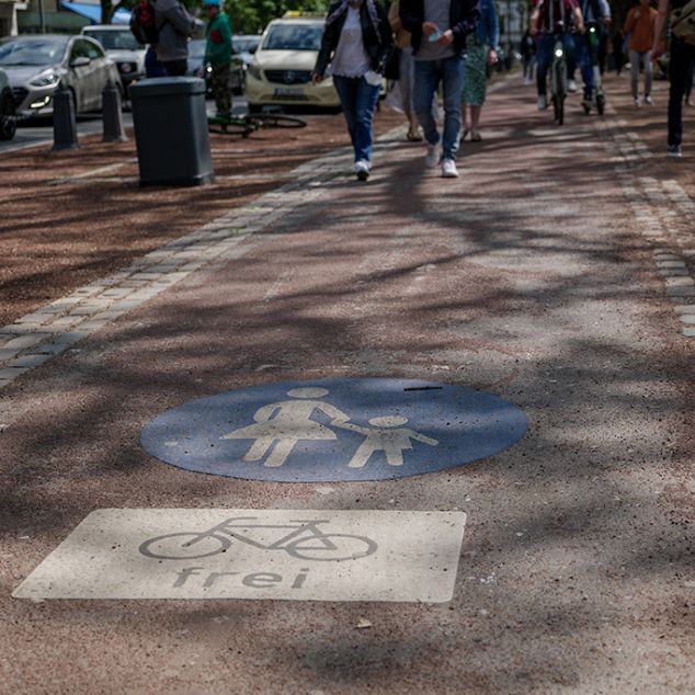 Kachel nationale Fußverkehrsstrategie