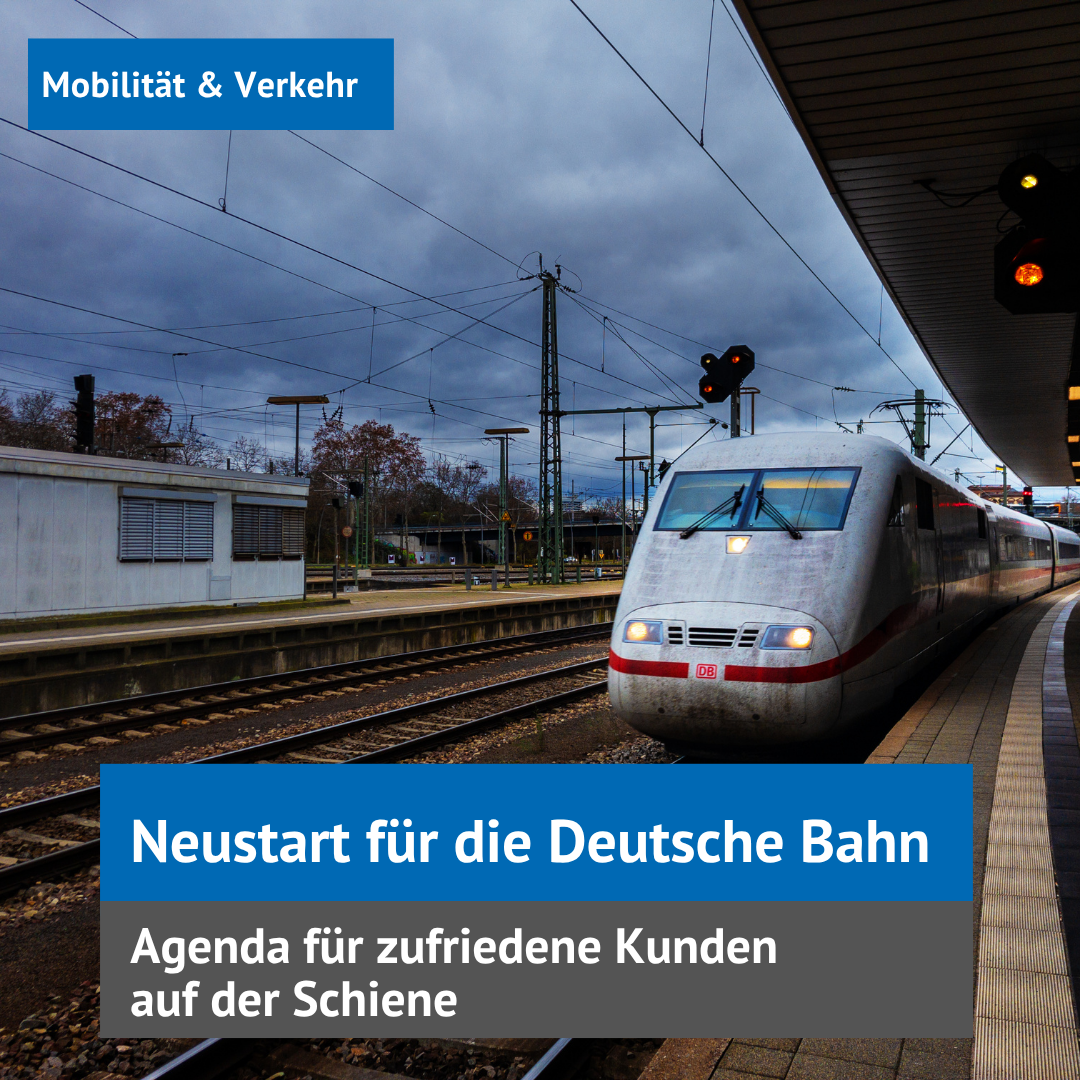 Kachel: Neustart für die deutsche Bahn
