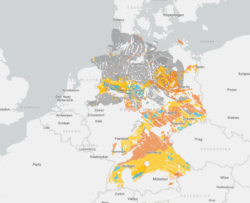 Interaktive Karte der BGE zur Endlager-Suche in Deutschland