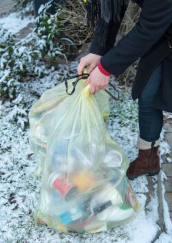 Recyclingquoten für Verpackungsmüll hier am Beispiel des Gelben Sacks