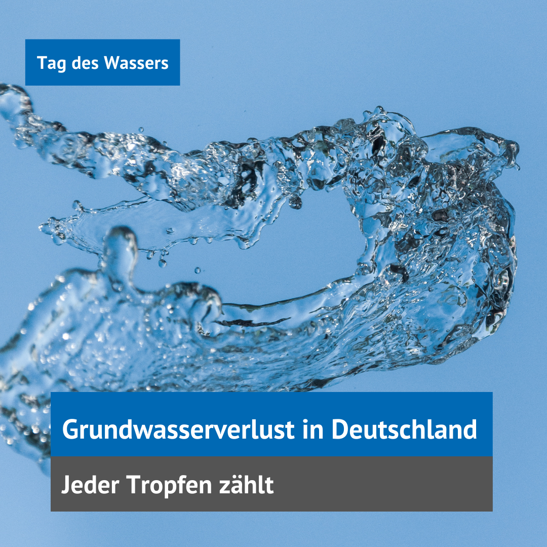 Grundwasserverlust in Deutschland: Jeder Tropfen zählt